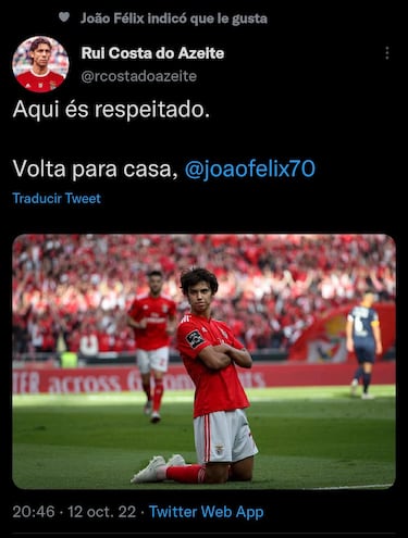 João Félix se queda sin jugar... y lanza el peto al campo
