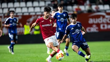 Yoldi debutó ante el Marbella FC.