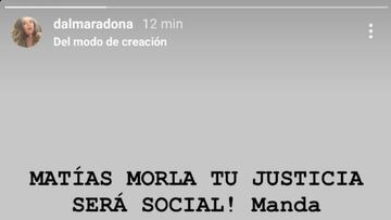 Dalma Maradona y un nuevo ataque a Matías Morla