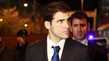 <b>ACCIDENTE. </b>El asistente de Clos, Xavi Aguilar, el pasado lunes.