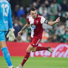 Iago Aspas baila en el Villamarín