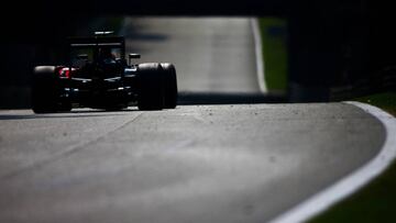 Fernando Alonso durante el GP Italia 2016.