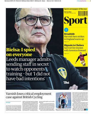 La prensa inglesa disfraza a Bielsa de Austin Powers