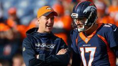 Peyton Manning y Brock Osweiler, ya no en los Broncos.