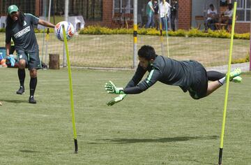 En imágenes el entrenamiento de Nacional con sus refuerzos