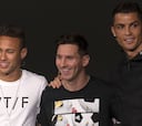 Los méritos de Cristiano, Messi y Neymar para ganar The Best