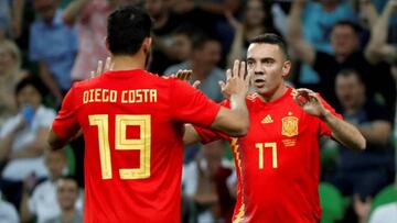 La afición quiere un 4-4-2 con Costa y Aspas ante Portugal
