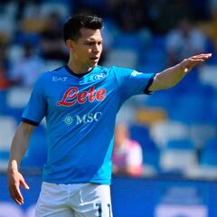 Hirving Lozano anotó en el festín del Napoli