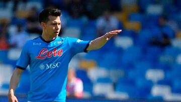 Hirving Lozano anotó en el festín del Napoli