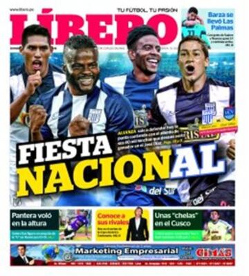 Portadas de la prensa mundial