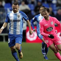 Málaga 2-1 Lugo: resultado, goles y resumen del partido