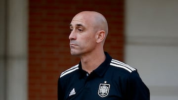 Spanish soccer president Rubiales kissed Spain forward Hermoso on the lips during La Roja’s 2023 Women’s World Cup final celebrations.