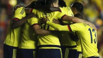 Colombia celebra el triunfo en el amistoso ante Costa Rica