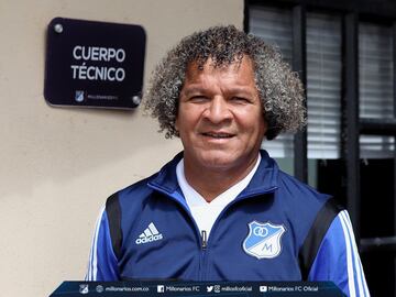 Alberto Gamero se presentó con la plantilla, dirigió su primer entrenamiento y habló en rueda de prensa del proyecto que comenzará en 2020 en Millonarios. 