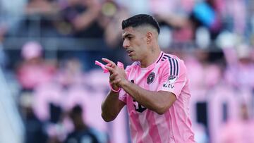 Suárez hace de Messi en Inter Miami