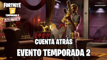 Fortnite: cuenta atrás para el evento del final de la Temporada 2