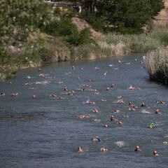 Dos campeones del mundo
triunfan en el Tri del Tajo