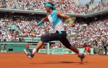 El 10 de junio de 2007 se enfrentan por tercera vez en la final de un Grand Slam. Nadal venció a Federer por 6-3, 4-6, 6-3 y 6-4