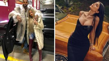 Tristan Thompson junto a Khlo&eacute; Kardashian y Kylie Jenner.