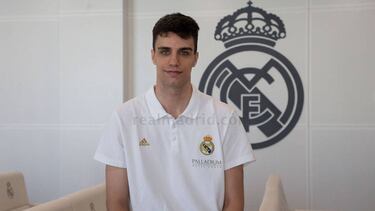 Carlos Alocén, nuevo jugador del Real Madrid.