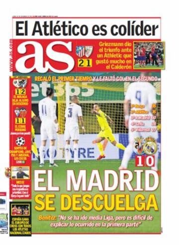 Las portadas de AS de diciembre