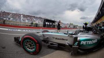 Rosberg, en la sesi&oacute;n de libres en Montreal.