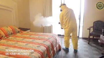 Así es el proceso de sanitización en el hotel de Fuerza Regia