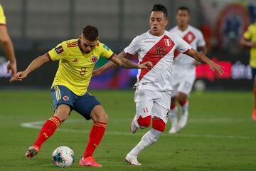 La Selección Colombia derrotó 0-3 a Perú en el estadio Nacional de Lima, por la séptima jornada de las Eliminatorias Sudamericanas.