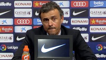 Luis Enrique: "Me quedo con la actitud intachable del equipo"