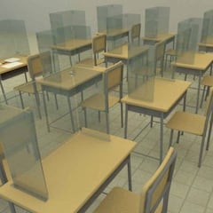 Un pueblo de Sevilla hace los deberes e imita la vuelta al cole de Tailandia