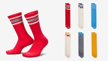 Calcetines retro para hombre y mujer.
