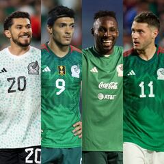 La comparativa final sobre los delanteros de la Selección Mexicana