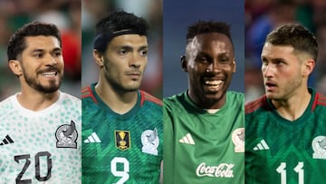 La comparativa final sobre los delanteros de la Selección Mexicana