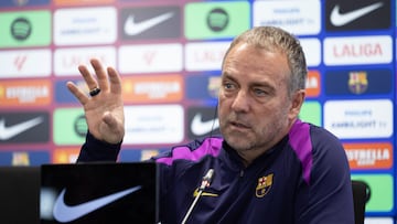 Rueda de prensa de Flick, en directo: previa del Barcelona - Celta, en vivo