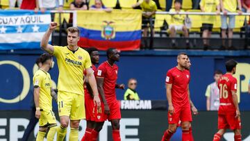 Sorloth celebra el gol del triunfo.