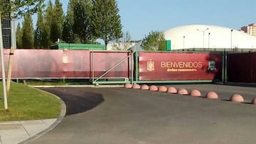 Entrada de la FC Krasnodar Academy, cuartel general de la Selección española en el Mundial de Rusia 2018.
