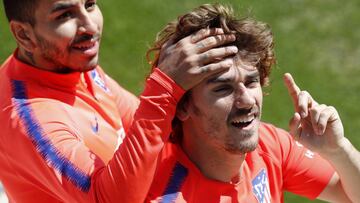 10/05/19 ENTRENAMIENTO ATLETICO DE MADRID
 GRIEZMANN CORREA