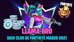As&iacute; es Llama-Bro, el skin del Club de Fortnite de marzo 2021