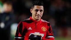 Soccer Football - FA Cup Fourth Round - Yeovil Town vs Manchester United - Huish Park, Yeovil, Britain - January 26, 2018   Manchester United&rsquo;s Alexis Sanchez before the match    Action Images via Reuters/Paul Childs