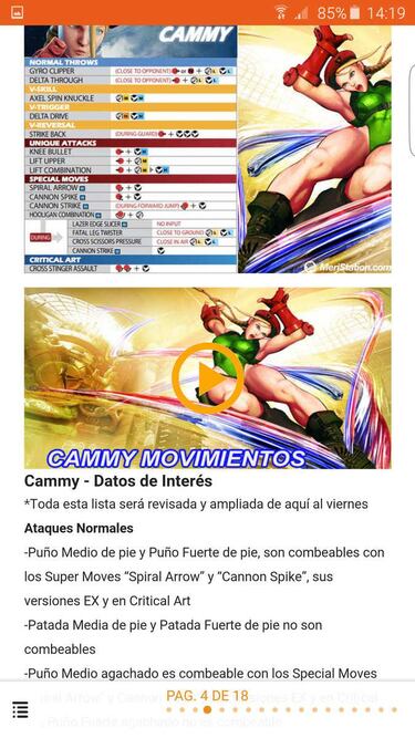 Conviertete en experto Street Fighter V con nuestra APP