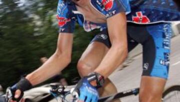 Jorg Jaksche, en el Tour de 2005 con el Liberty.