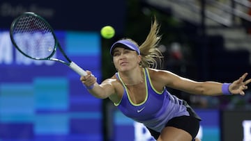 Paula Badosa, en Dubái.