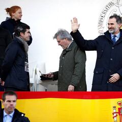 Felipe VI presidió el España-Alemania en la Complutense