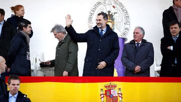 Felipe VI presidió el España-Alemania en la Complutense