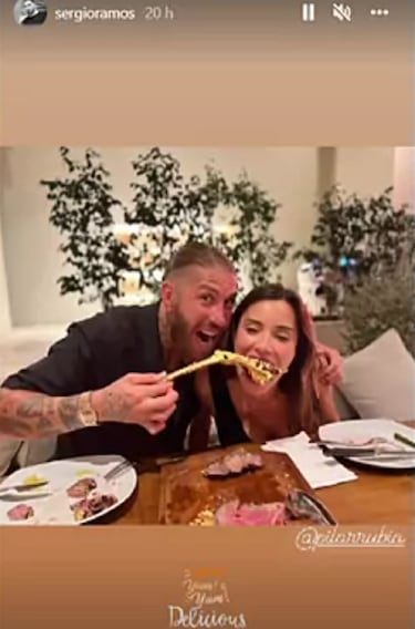 El ltimo capricho de Sergio Ramos y Pilar Rubio: de una barbacoa en su barco a la carne de oro de 1.000 euros