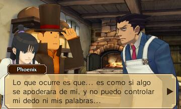 Captura de pantalla - El Profesor Layton vs. Phoenix Wright: Ace Attorney (3DS)