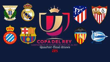 Copa del Rey quarter-final draw: as it happened
