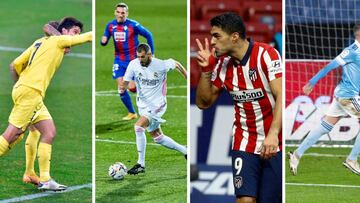 As¨ª est¨¢ la lucha por el pichichi con Benzema en modo cazador