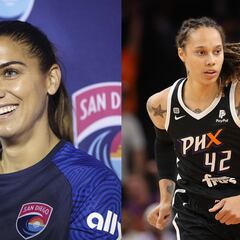 Alex Morgan celebra liberación de Brittney Griner
