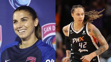 Alex Morgan celebra liberación de Brittney Griner